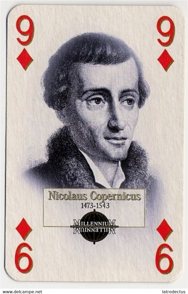 Playcard - Nicolaus Copernicus - Playing Cards (classic)