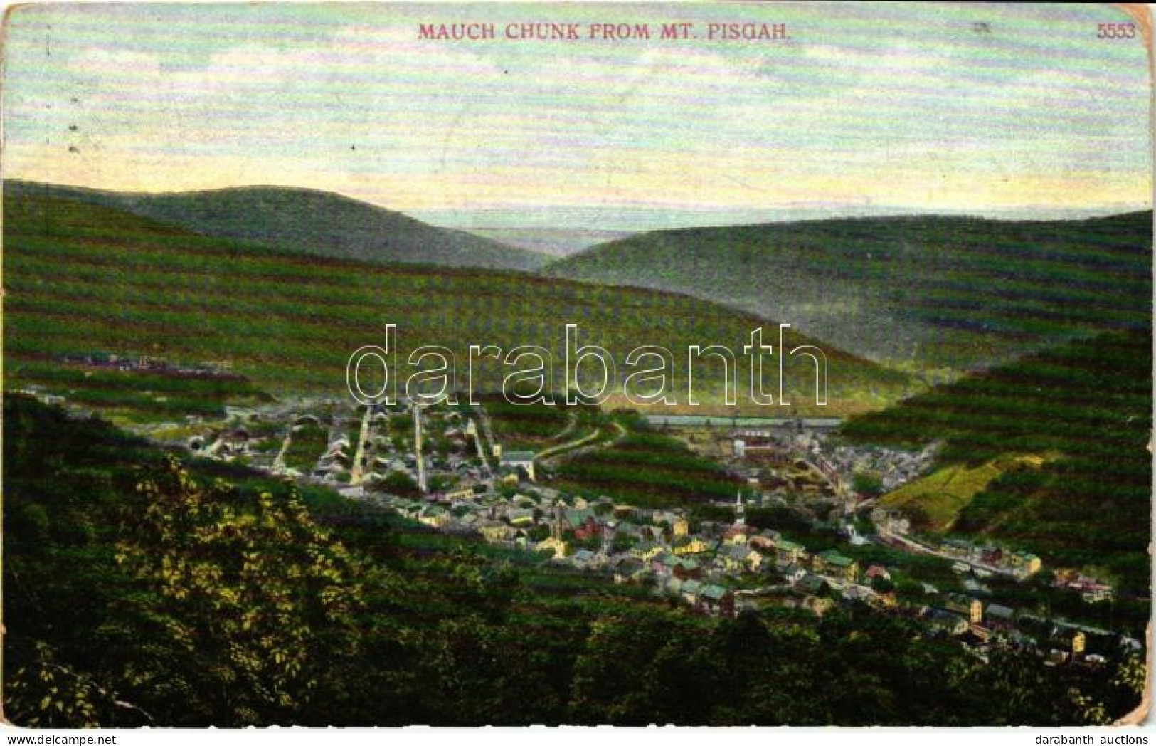 T2/T3 Jim Thorpe, Mauch Chunk; View From Mt. Pisgah (EK) - Unclassified