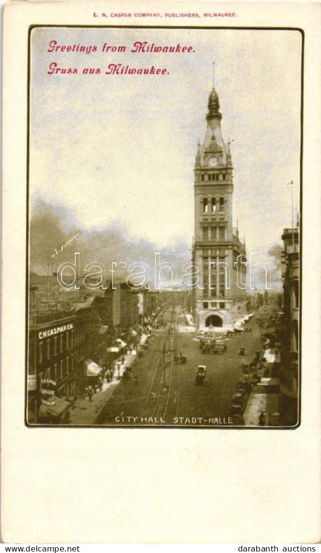 ** T2 Milwaukee, City Hall, C.N. Caspar Co. (gluemark) - Unclassified