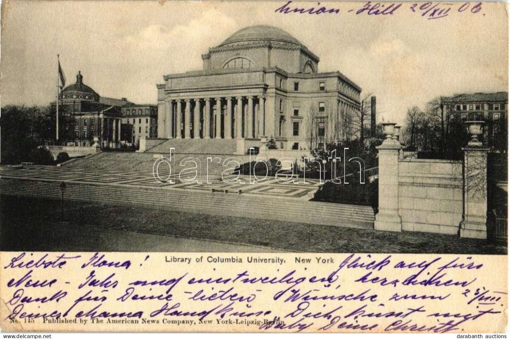 T3 New York City, Library Of Columbia University (EK) - Ohne Zuordnung