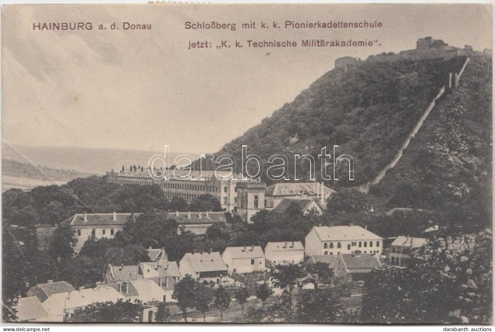T3/T4 Hainburg An Der Donau, Schlossberg, K.k. Pionierkadettenschule / Castle, Military School (EB) - Ohne Zuordnung