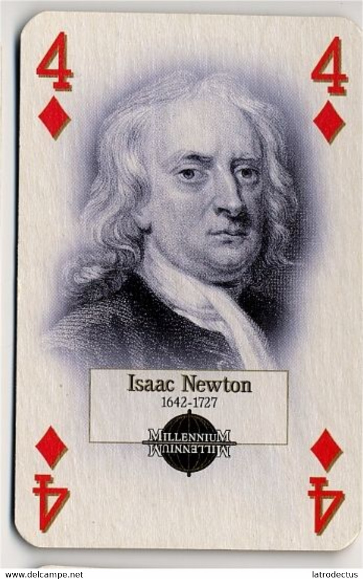 Playcard - Isaac Newton - Cartes à Jouer Classiques