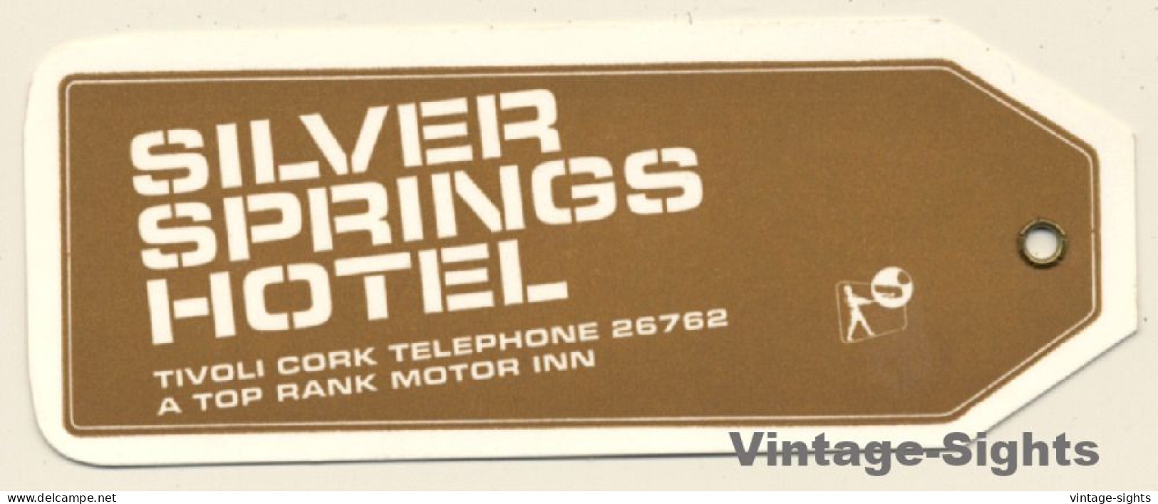 Tivoli Cork / Ireland: Silver Springs Hotel (Vintage Hotel Luggage Tag) - Adesivi Di Alberghi