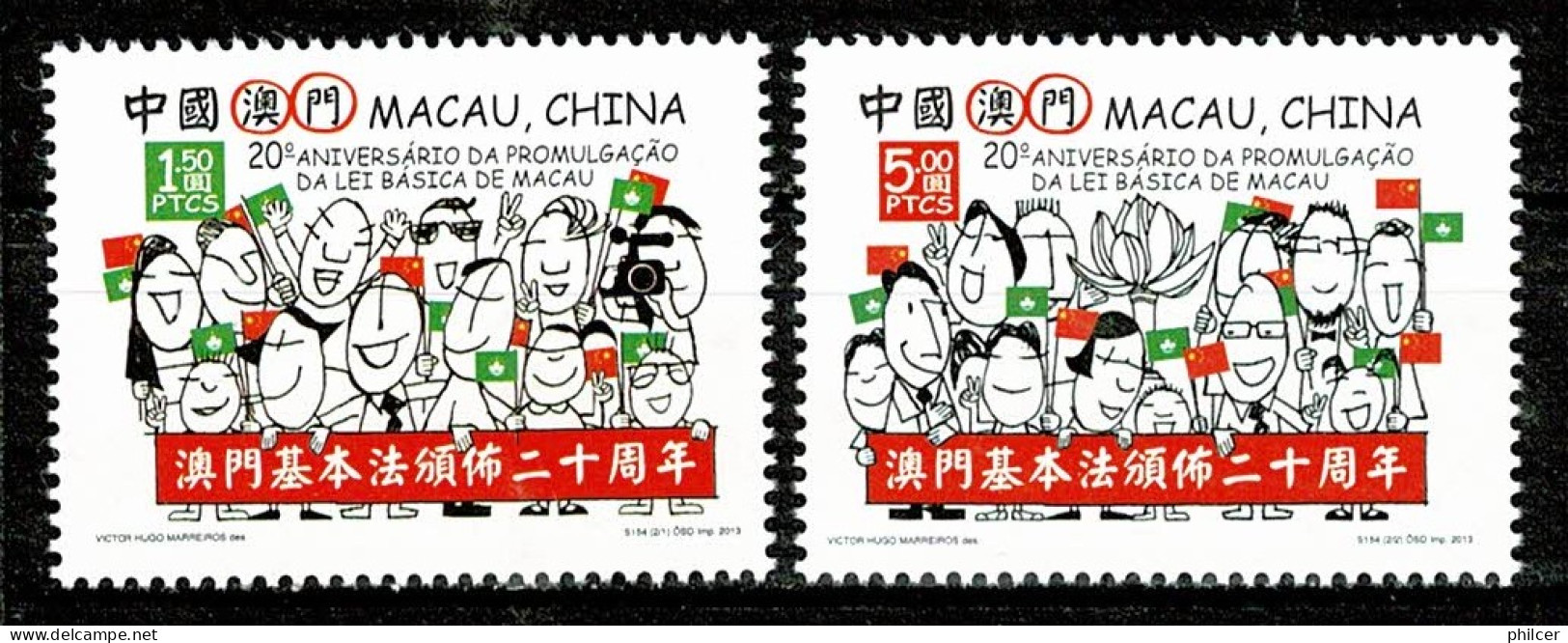 Macau, 2013, # 1912/3, MNH - Unused Stamps