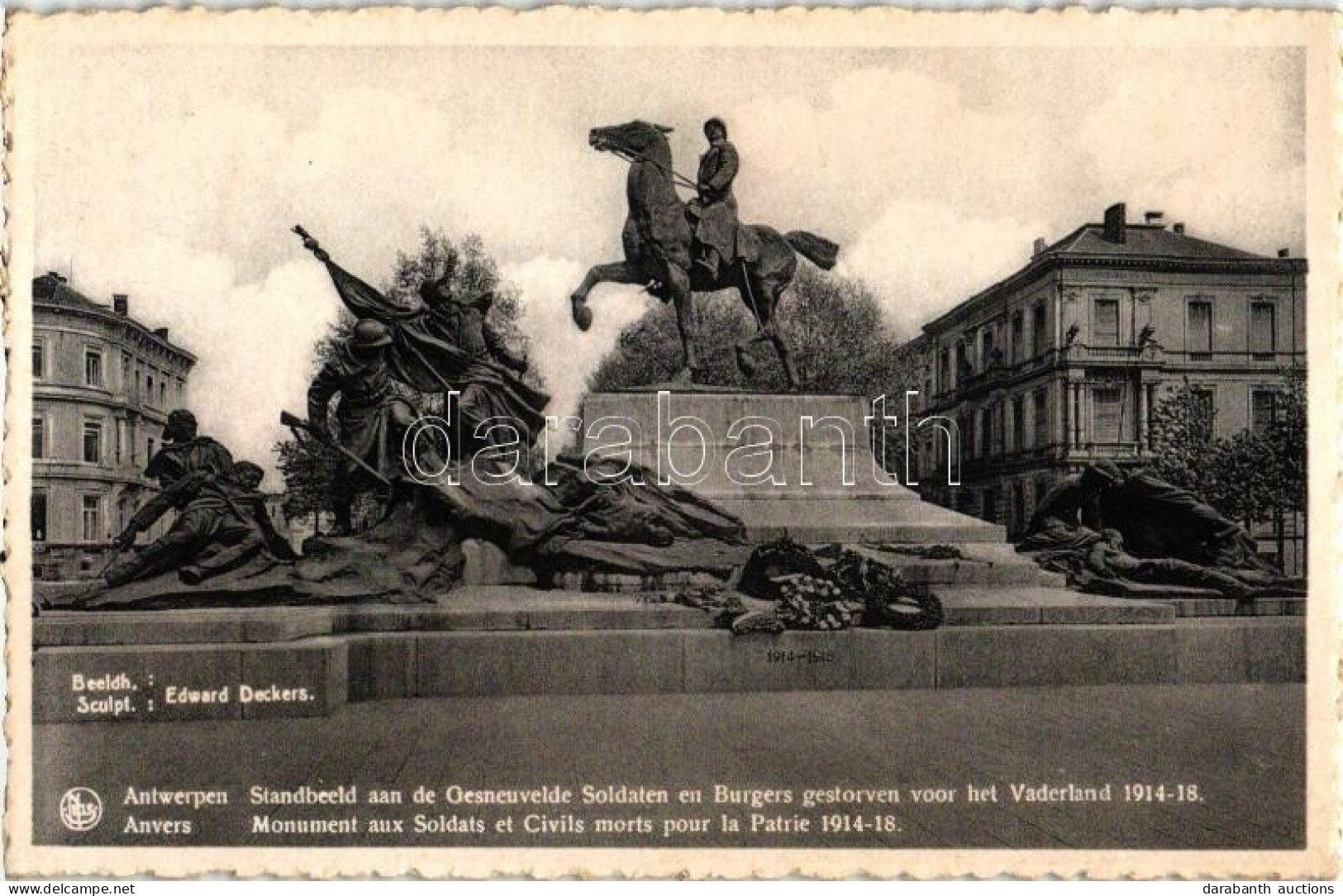 ** T2 Antwerpen, Anvers; Military WWI War Monument - Unclassified