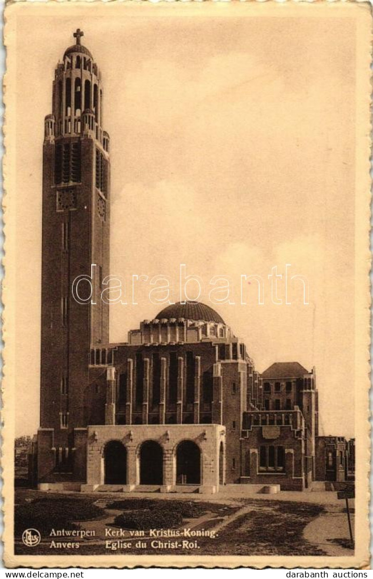 ** T2/T3 Antwerpen, Anvers; Kerk Van Kristus Konig / Church - Unclassified