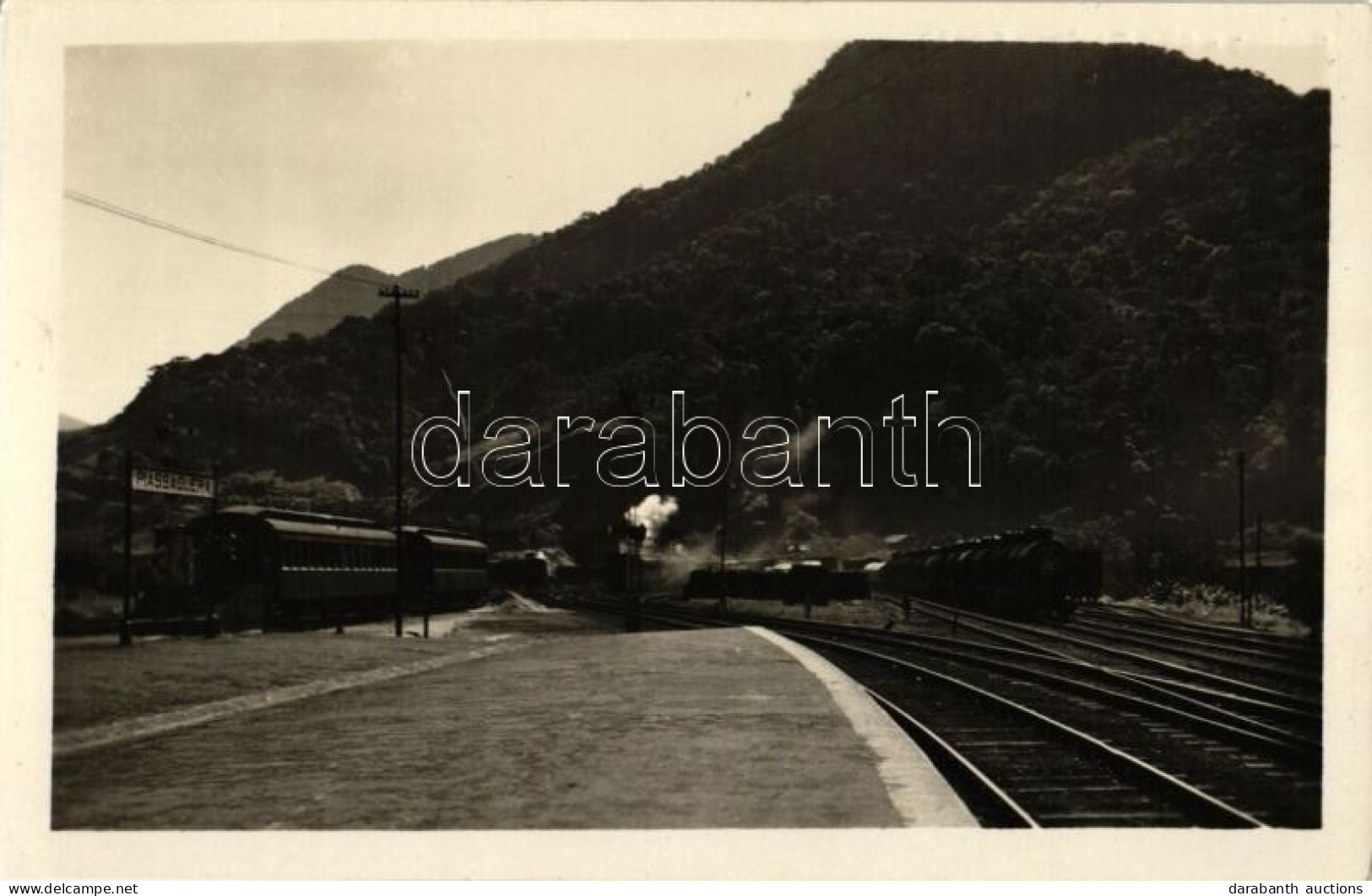 ** T1/T2 Santos, Sao Paulo, Trecho Da S. Paulo Railway / Railway Station, Trains - Non Classés