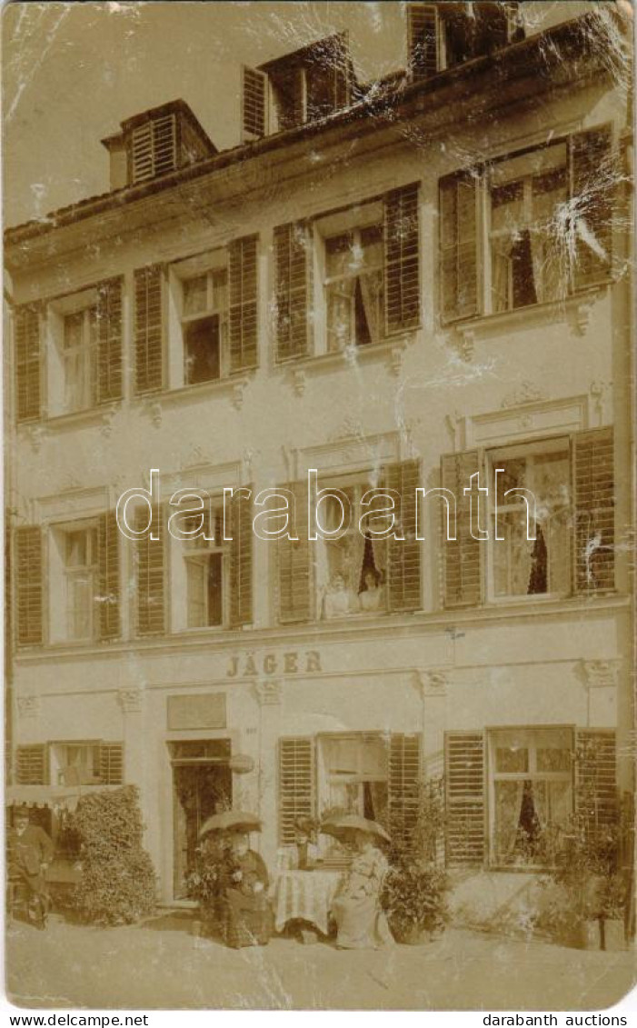 * T4 1911 Karlovy Vary, Karlsbad; Jäger Villa Hotel. Photo (EM) - Ohne Zuordnung