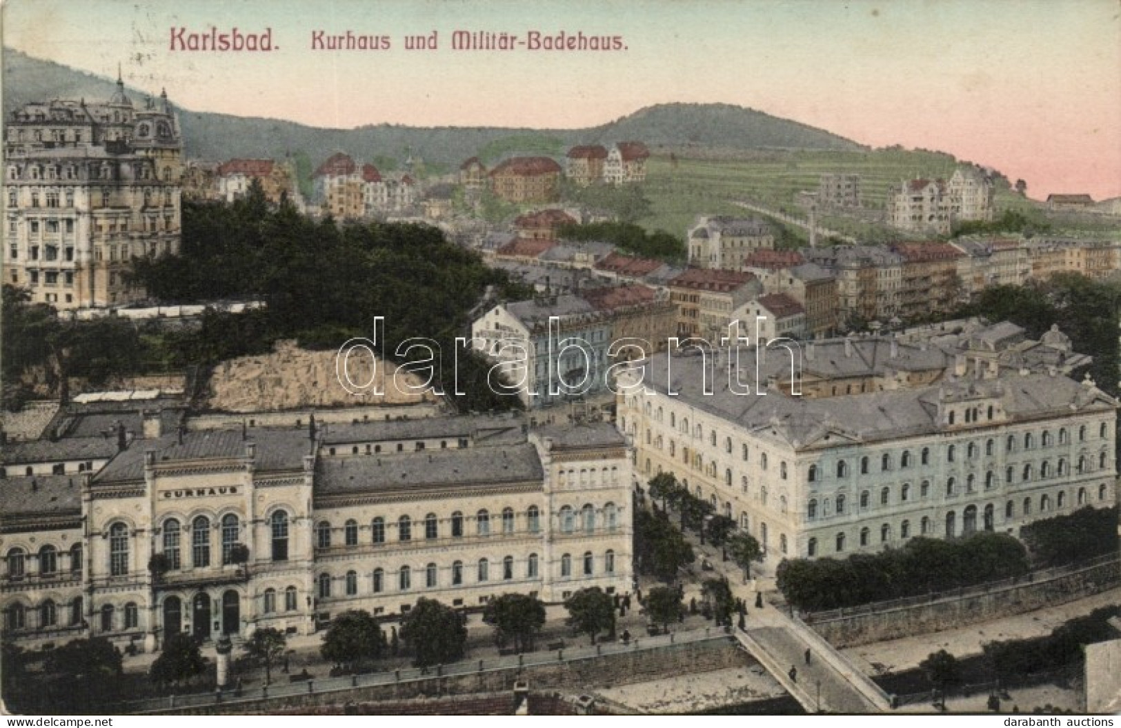 T2/T3 Karlovy Vary, Karlsbad; Kurhaus And Militar-Badehaus / Barracks (EK) - Ohne Zuordnung