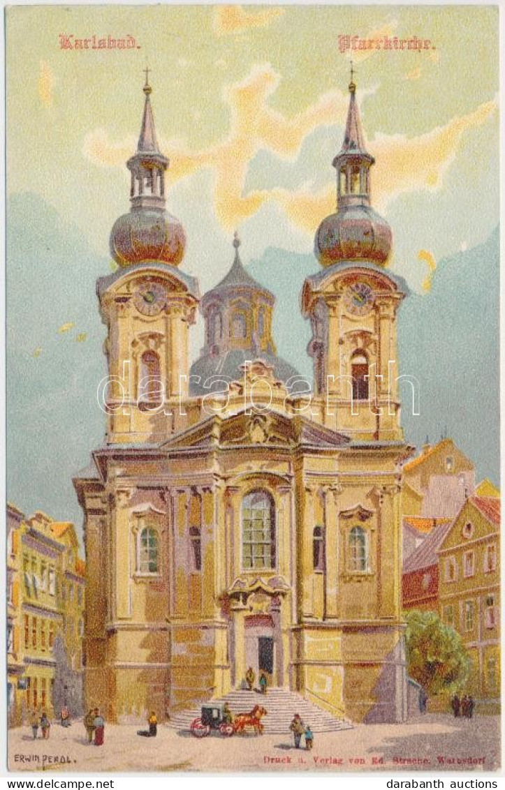 ** T2 Karlovy Vary, Karlsbad; Pfarrkirche / Church S: Erwin Pendl - Ohne Zuordnung