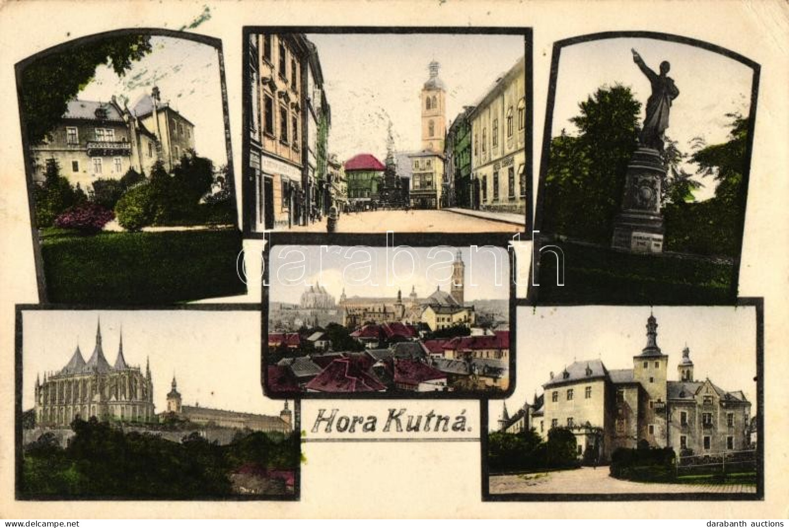 T2/T3 Kutná Hora, Kuttenberg; Hotel Cisarska, Zamek. Nákl. Josef Zajíc - Zonder Classificatie