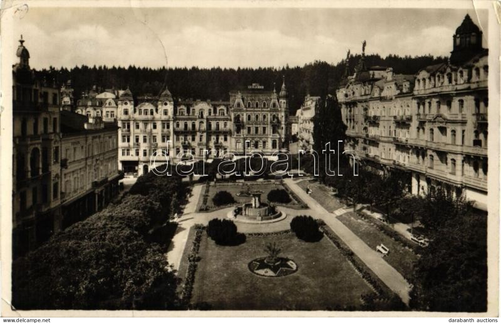 T2/T3 Marianske Lazne, Marienbad; Schillerplatz / Square (EK) - Non Classés