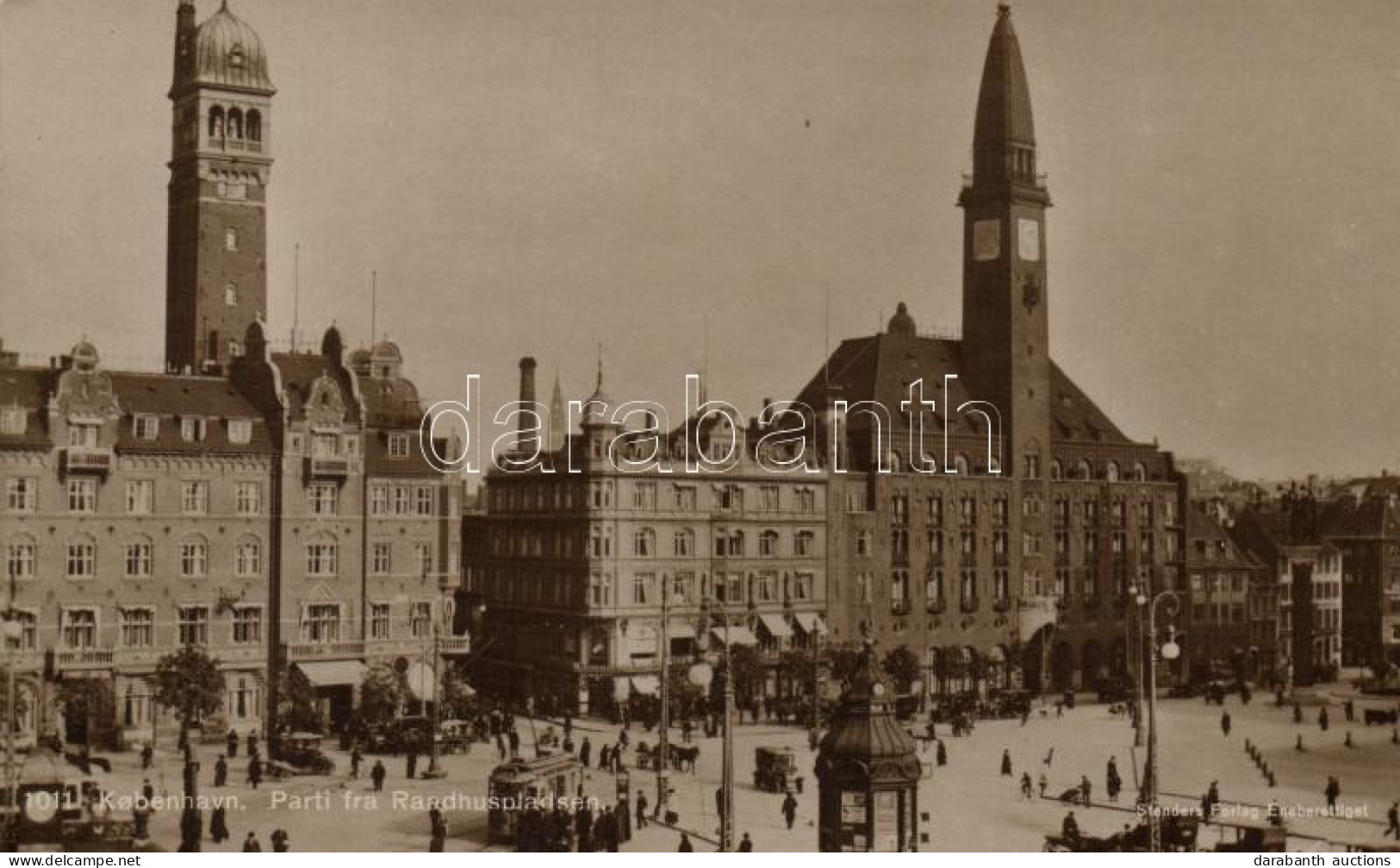 ** T1 Copenhagen, Kobenhavn; Raadhusplatsen / Town Hall Square, Tram - Unclassified