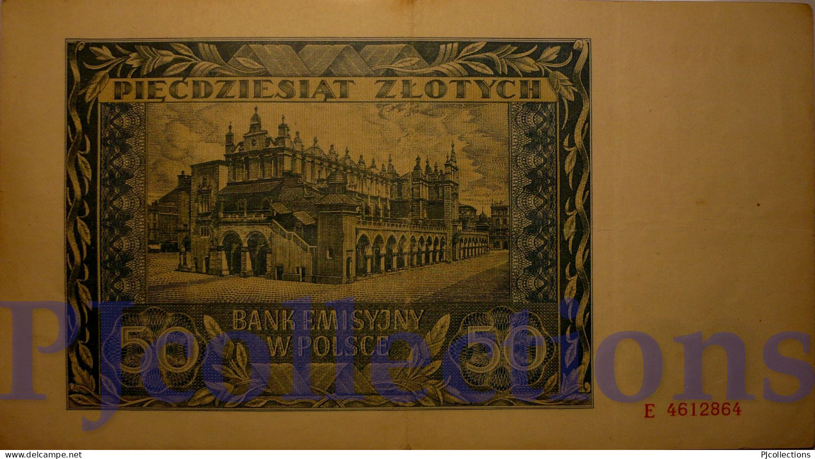 POLONIA - POLAND 50 ZLOTYCH 1941 PICK 102 VF+ - Poland