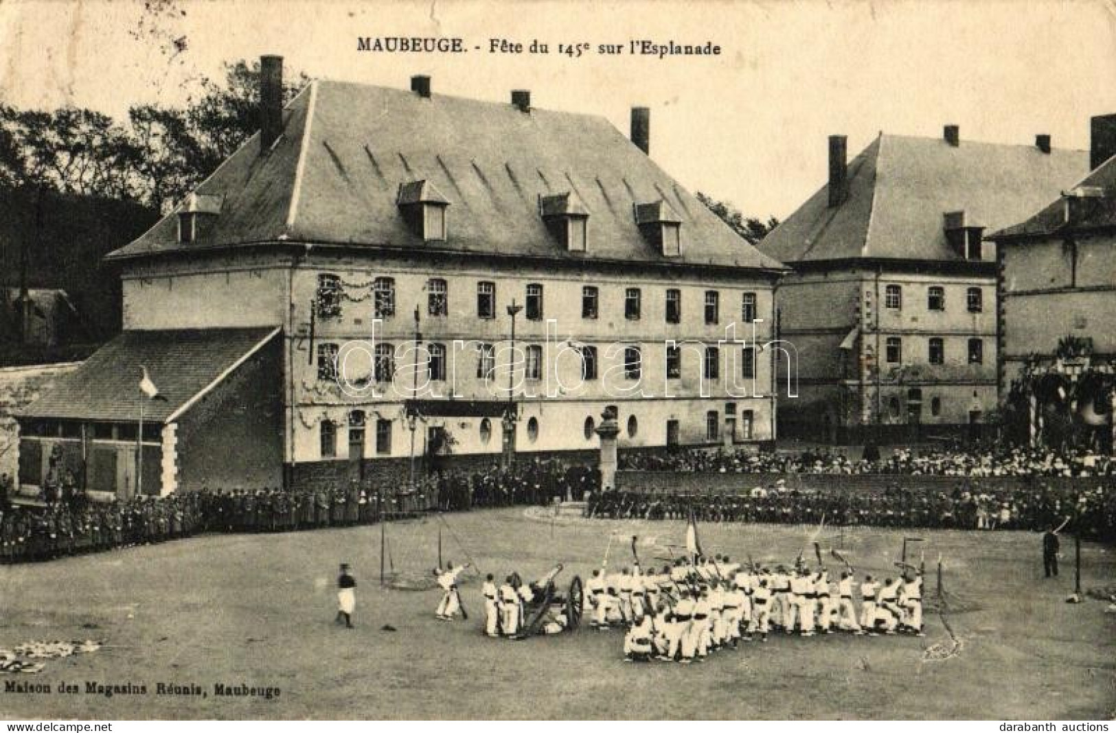 T2/T3 Maubeuge, Fete Du 145e Sur L'Esplanade / Military Parade (EK) - Non Classés