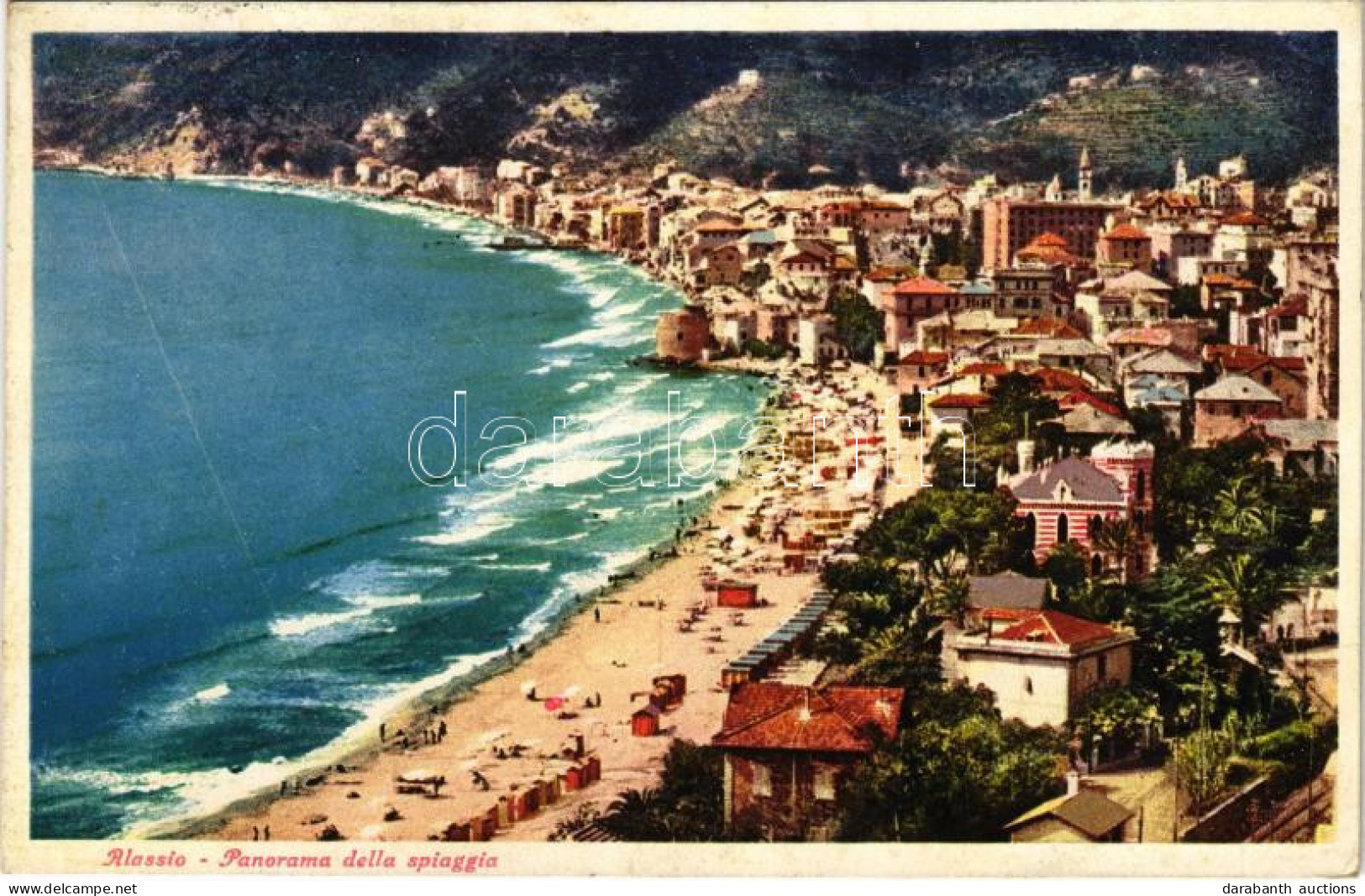 * T2/T3 Alassio, Panorama Della Spiaggia / Beach (EK) - Ohne Zuordnung