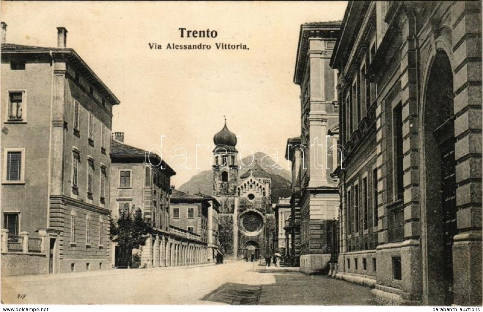 T2 1907 Trento, Trient (Südtirol); Via Alessandro Vittoria / Street View - Non Classés