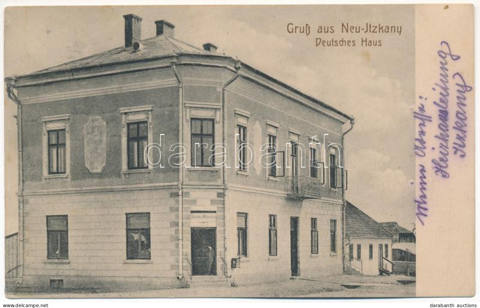 * T3 1914 Itcanii Noi, Neu-Itzkany (Suceava); Deutsches Haus / German House (Rb) - Ohne Zuordnung