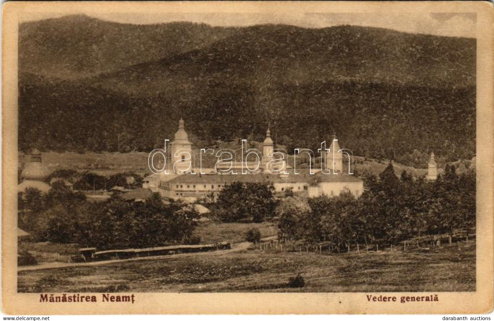 * T2/T3 Targu Neamt, Németvásár; Manastirea Neamt, Vedere Generala / Romanian Orthodox Monastery - Unclassified