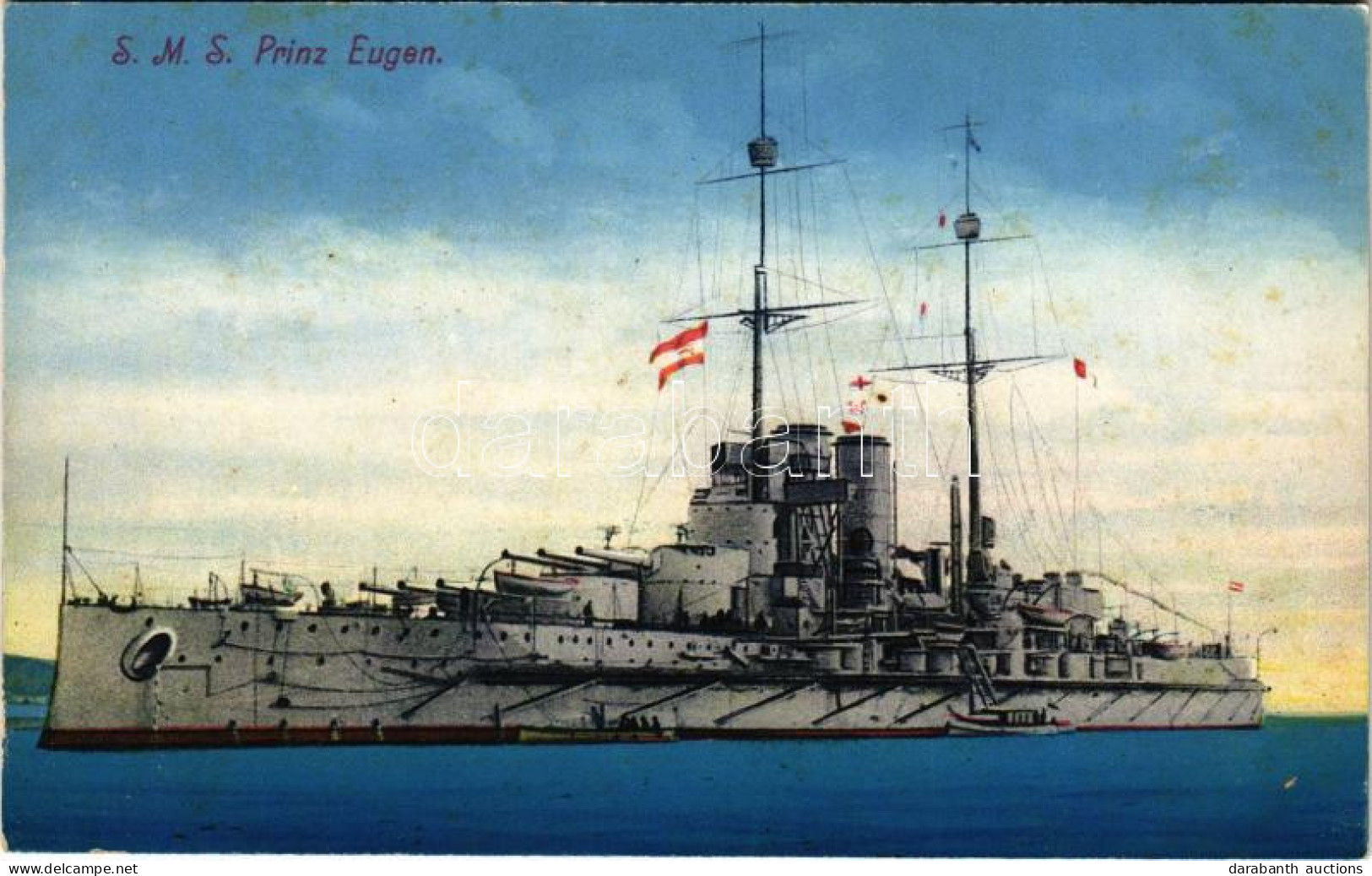 ** T2/T3 SMS Prinz Eugen Az Osztrák-Magyar Haditengerészet Tegetthoff-osztályú Csatahajója / K.u.K. Kriegsmarine / WWI A - Unclassified