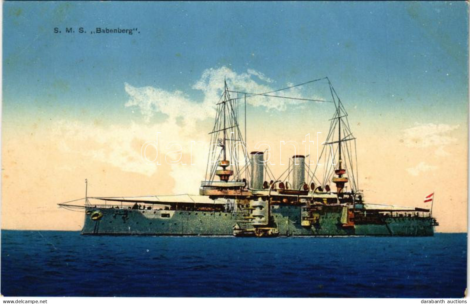 ** T2 SMS Babenberg Az Osztrák-Magyar Haditengerészet Habsburg-osztályú Pre-dreadnought Csatahajója / K.u.K. Kriegsmarin - Zonder Classificatie