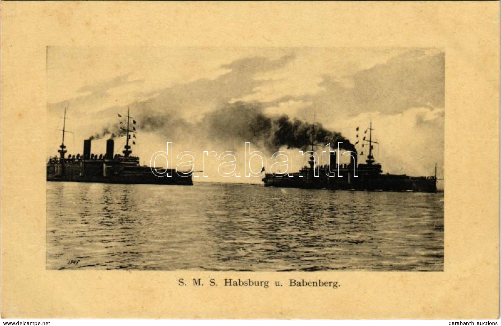 ** T2 SMS Habsburg és SMS Babenberg Az Osztrák-Magyar Haditengerészet Habsburg-osztályú Pre-dreadnought Csatahajói / K.u - Unclassified