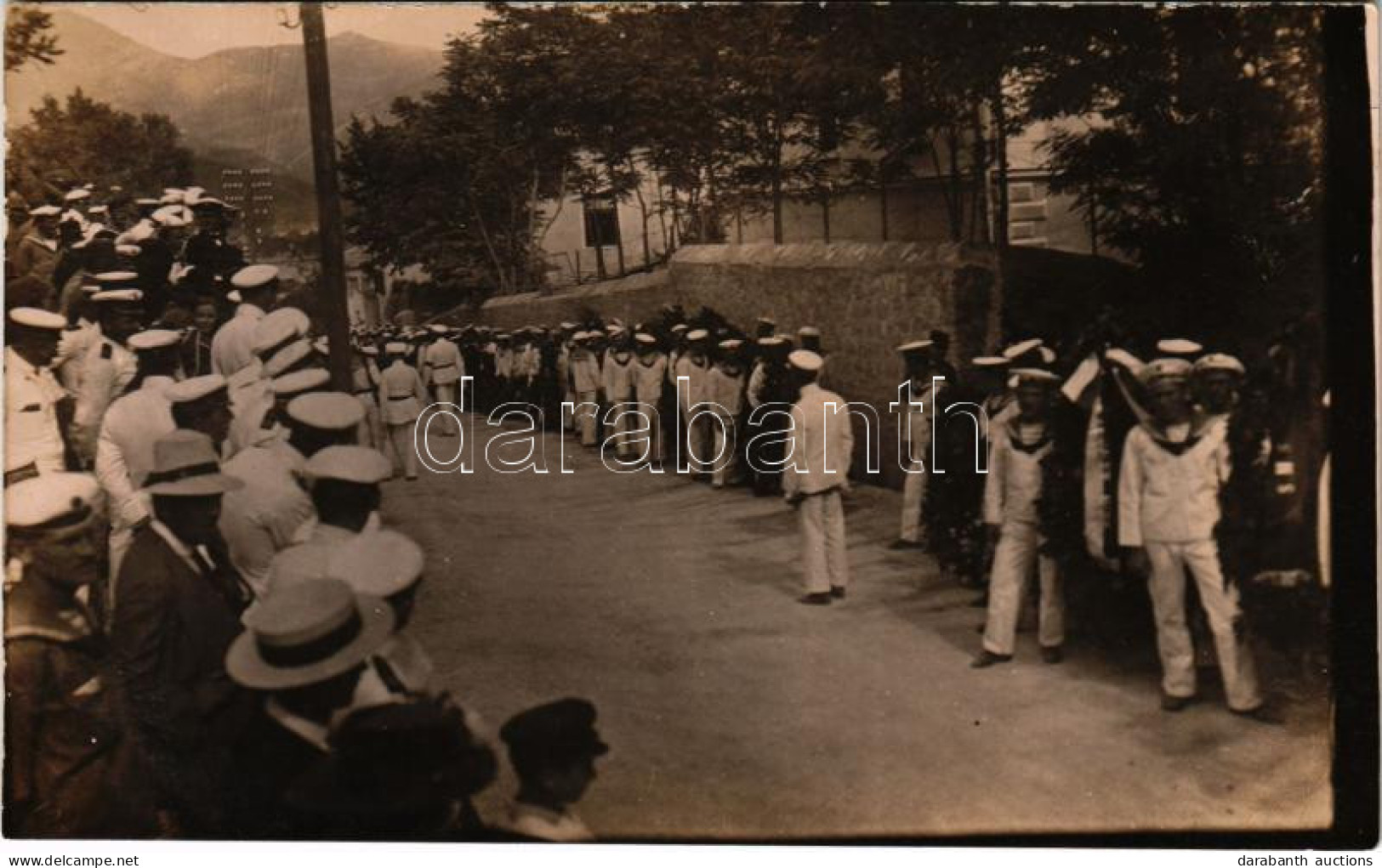 * T2/T3 1917 Kotor, Cattaro; SMS NOVARA Cs. és Kir. Haditengerészet Helgoland-osztályú Gyorscirkáló Elesett Matrózainak  - Non Classés