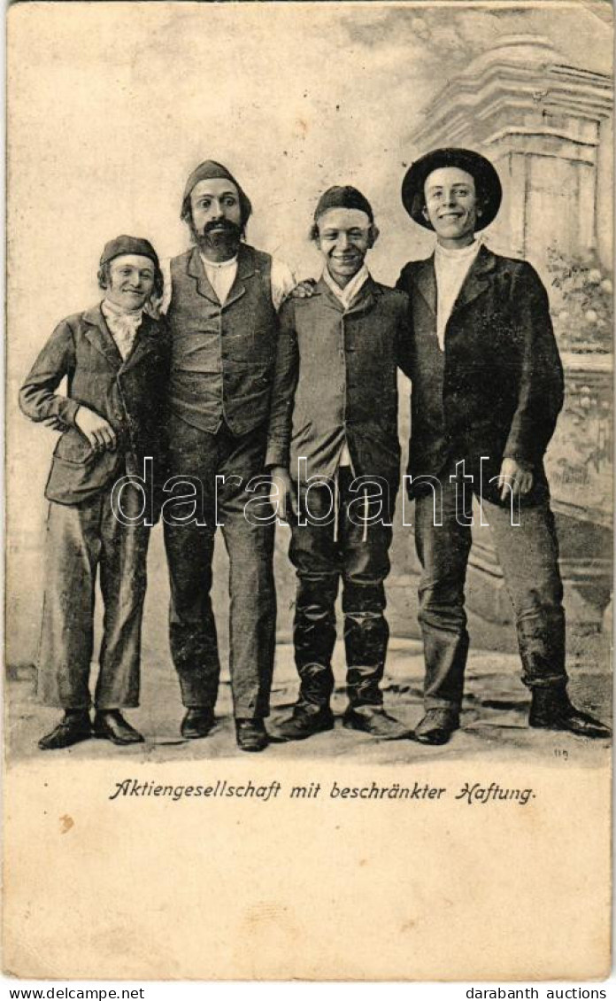 T2/T3 1909 Aktiengesellschaft Mit Beschränkter Haftung / Jewish Men, Judaica. S.M.P. Kraków Deposé 1907. 7. (EK) - Ohne Zuordnung