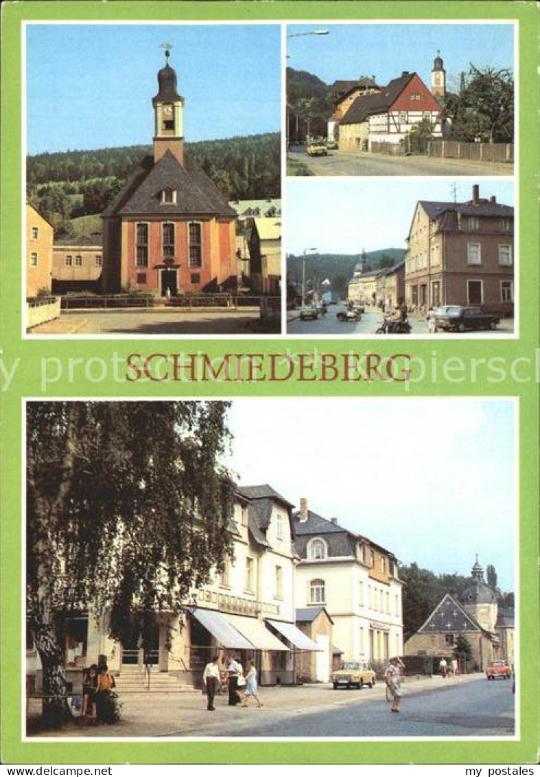 72322986 Schmiedeberg  Dippoldiswalde Altenberger-Strasse Dreifaltigkeitskirche  - Dippoldiswalde