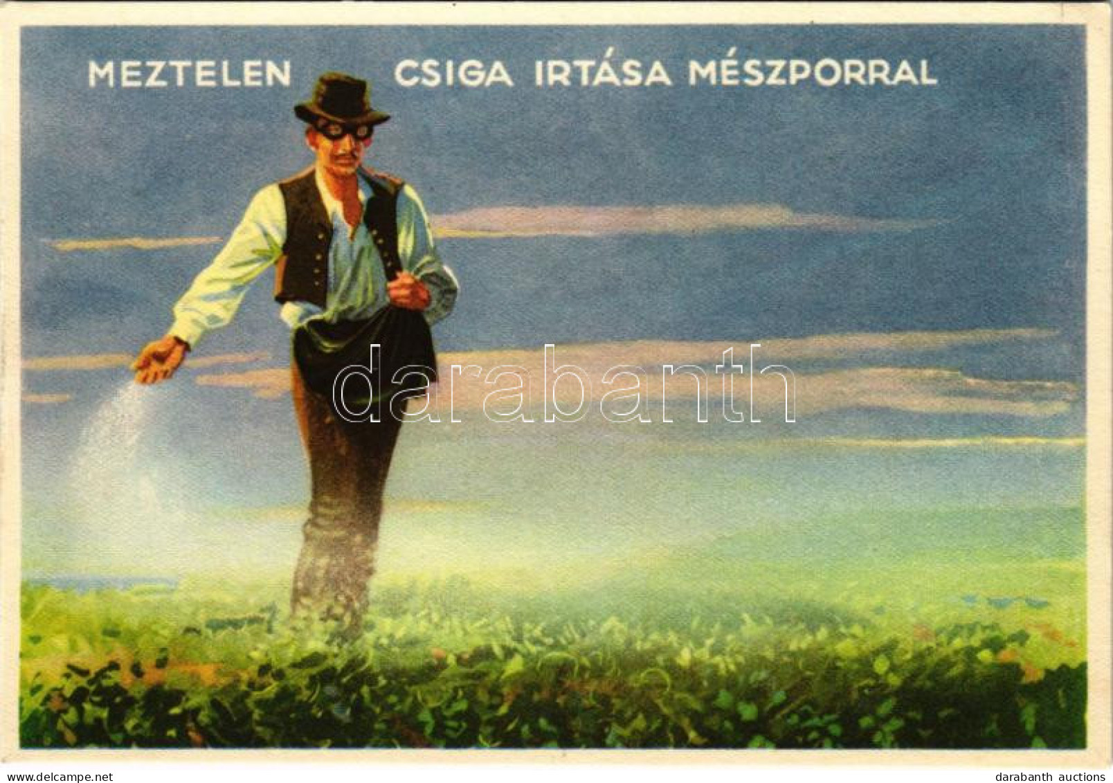 ** T2 Meztelen Csiga Irtása Mészporral / Hungarian Agricultural Propaganda, Slug Extermination With Lime Powder - Ohne Zuordnung