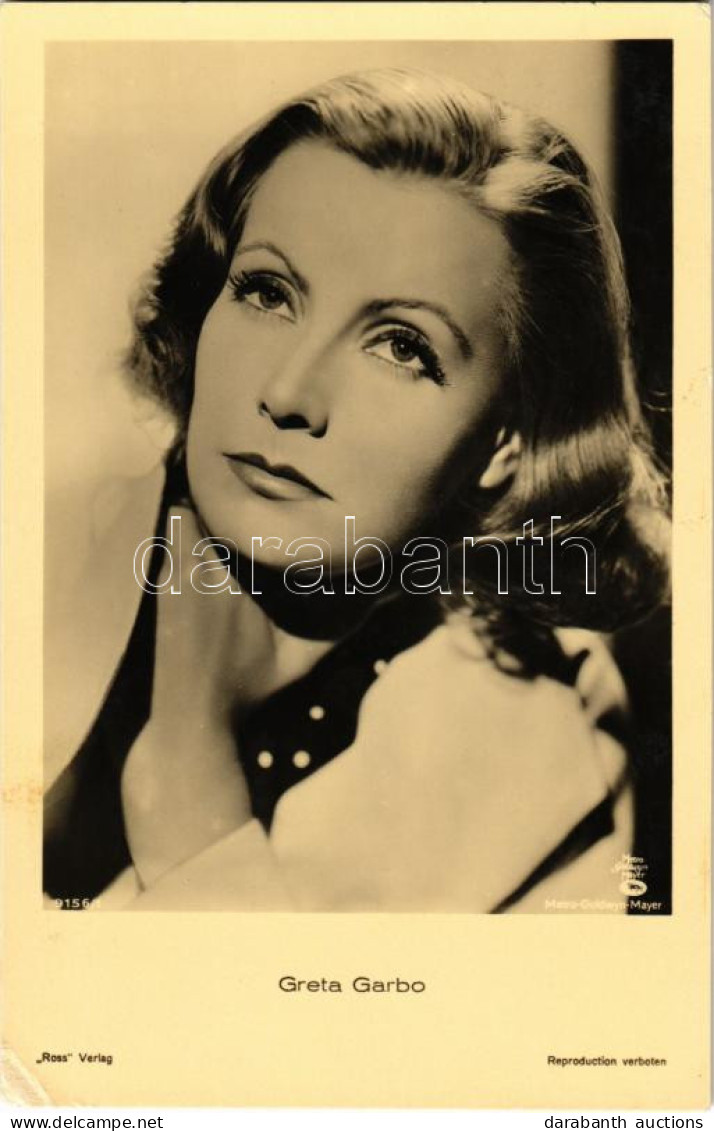 ** T2/T3 Greta Garbo. Ross Verlag 9156/1. Metro-Goldwyn-Mayer (EK) - Ohne Zuordnung