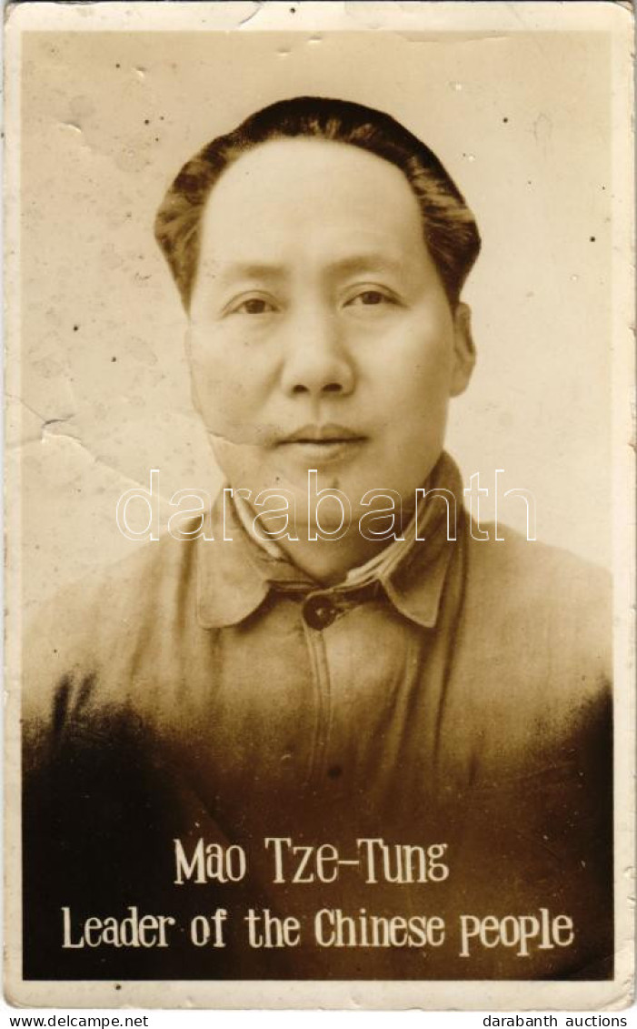 * T2/T3 Mao Tze-Tung (Zedong), Leader Of The Chinese People From China (EK) - Non Classés