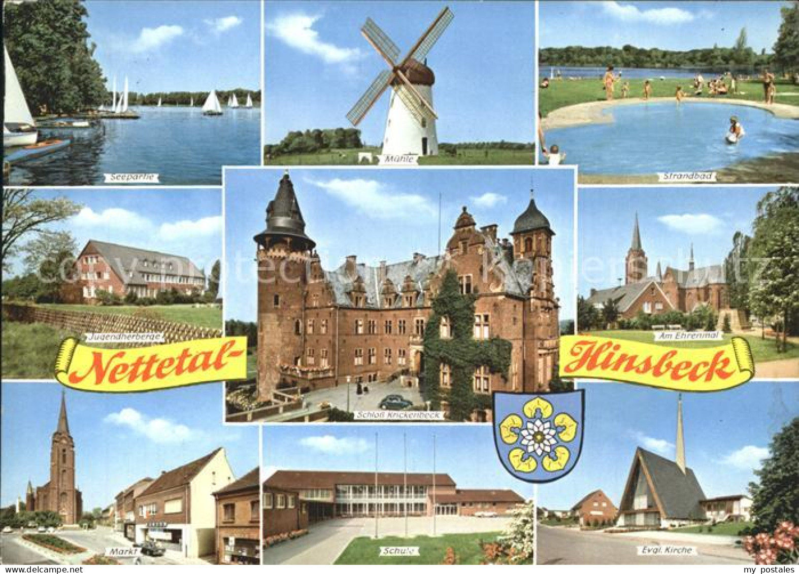 72322920 Hinsbeck Nettetal Muehle Schloss Kirche See Hinsbeck - Nettetal