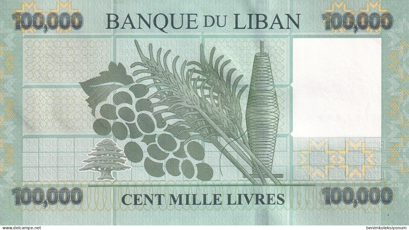 Lebanon 100,000 Livres Specimen (2017) P95cS UNC - Libanon