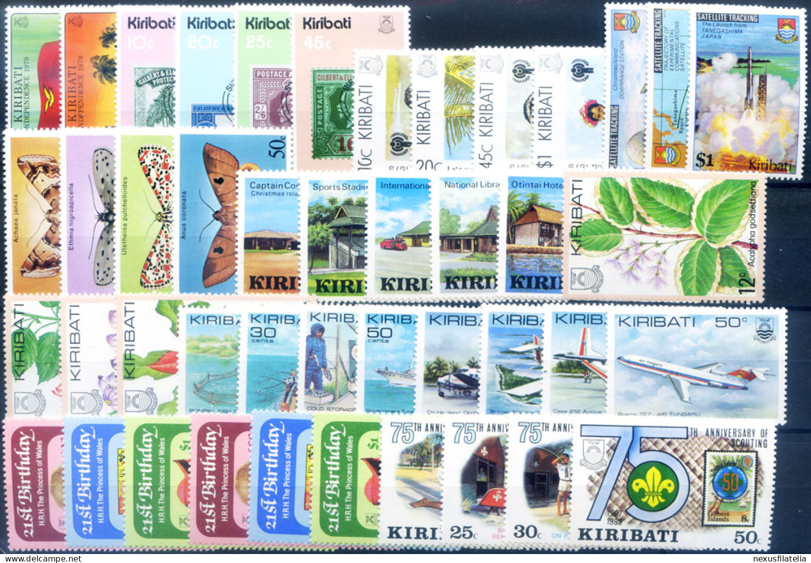 Sequenza Degli Anni 1979-2011. - Kiribati (1979-...)