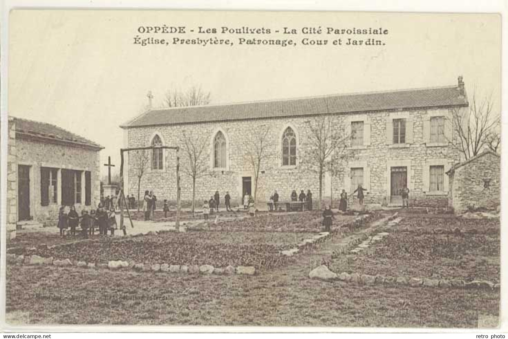 Cpa Vaucluse - Oppède - Les Poulivets - La Cité Paroissiale ... - Oppede Le Vieux