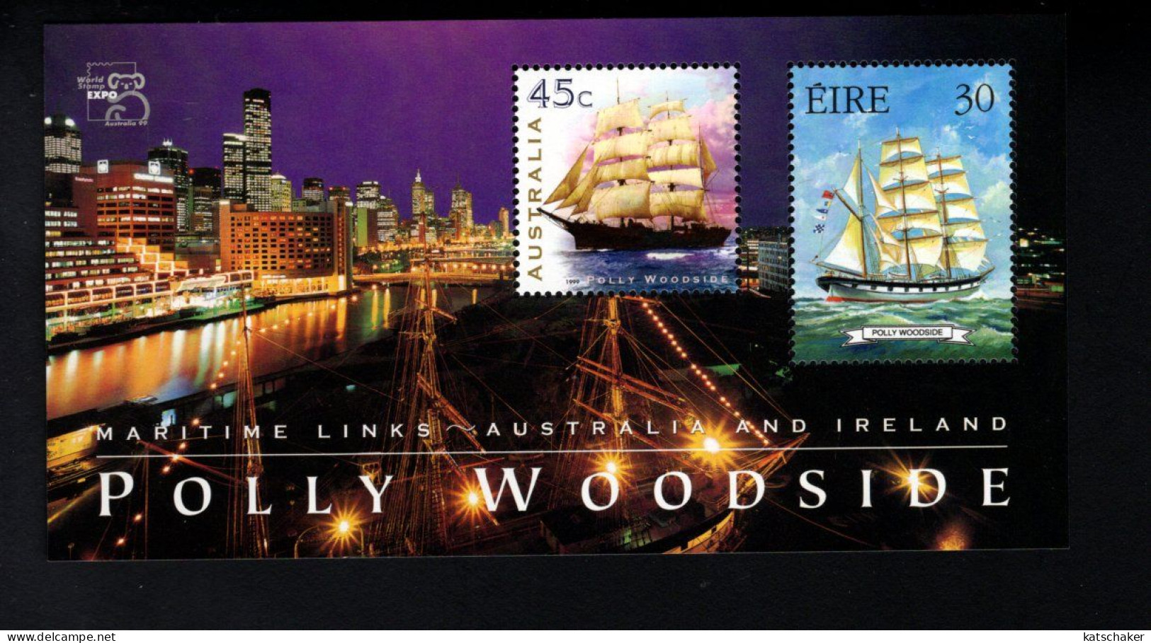 1987497793 1999 SCOTT 1173 (XX) POSTFRIS MINT NEVER HINGED - MARITIME HERITAGE - IRISH EMIGRATION - Neufs