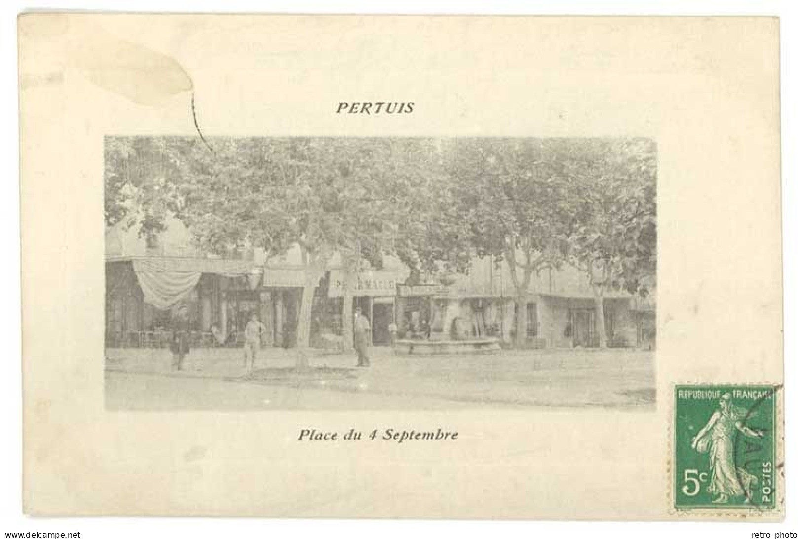 Cpa Vaucluse - Pertuis - Place Du 4 Septembre - Pertuis