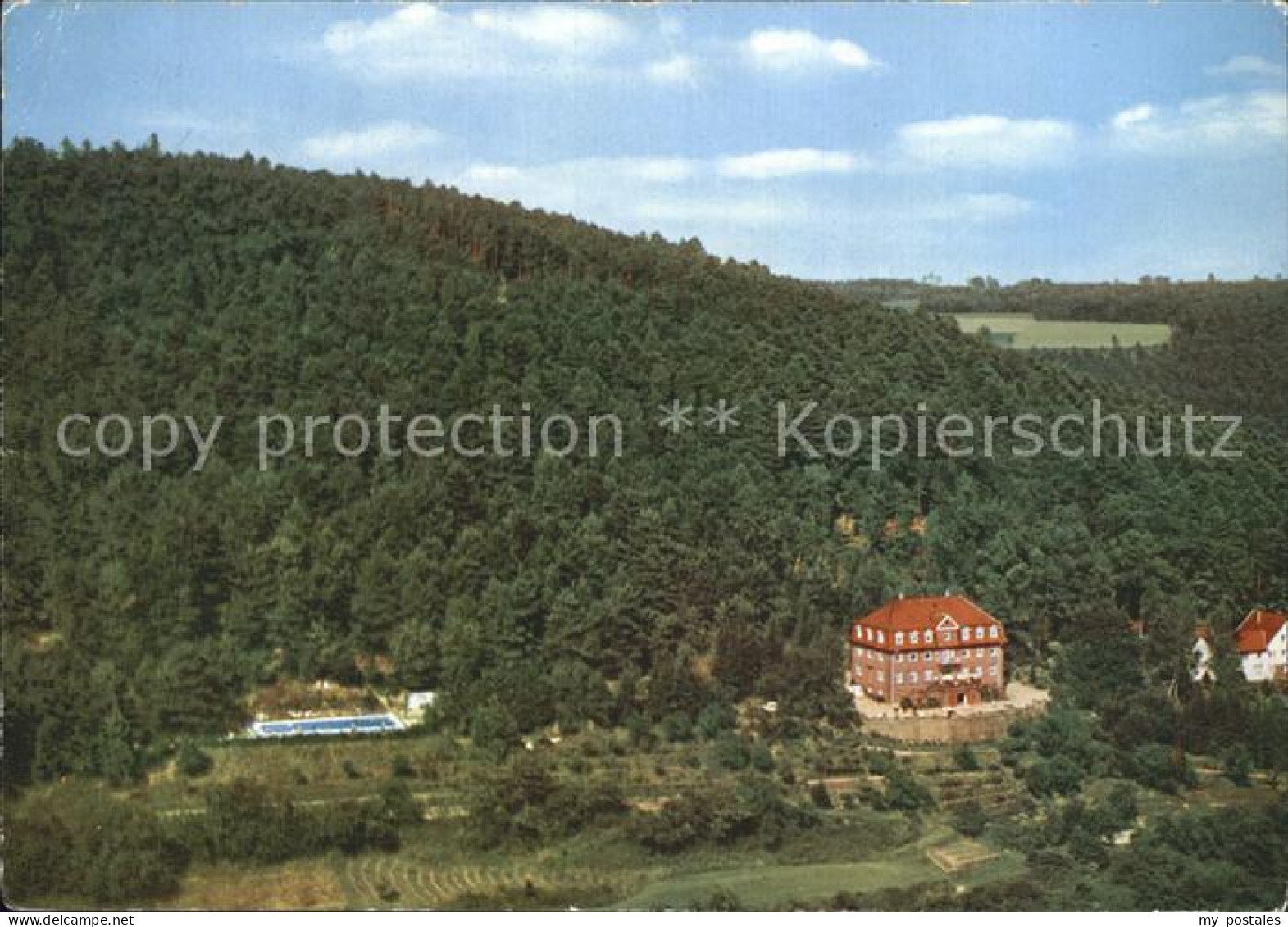 72322519 Hettigenbeuern Fliegeraufnahme Hotel Pension Diedrich Buchen (Odenwald) - Buchen