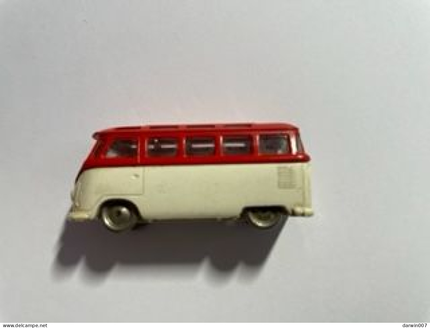 LEGO - Volkswagen Busje/van - White/red - 5cm  - +/- 1968 - Jouets Anciens