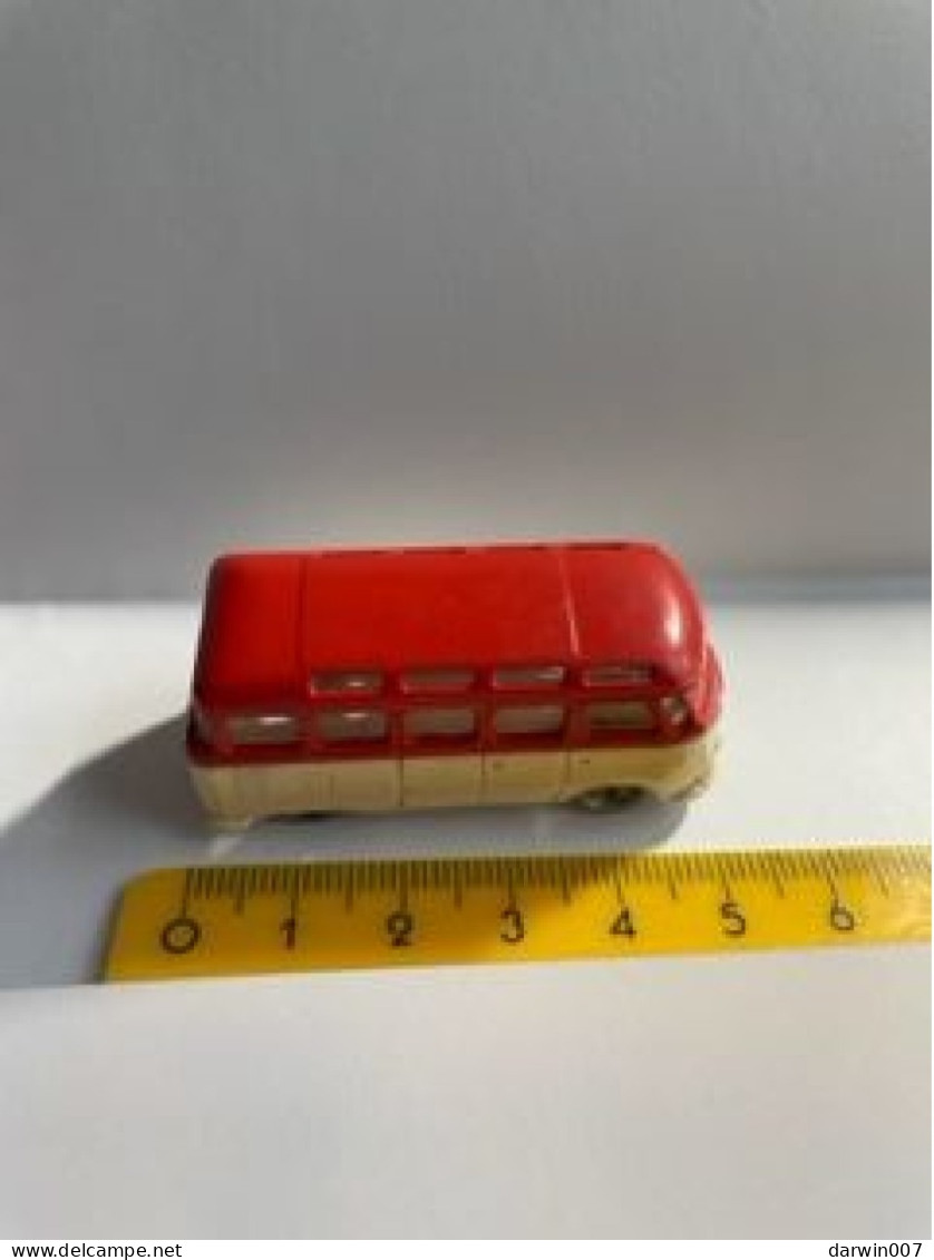 LEGO - Volkswagen Busje/van - White/red - 5cm  - +/- 1968 - Jouets Anciens