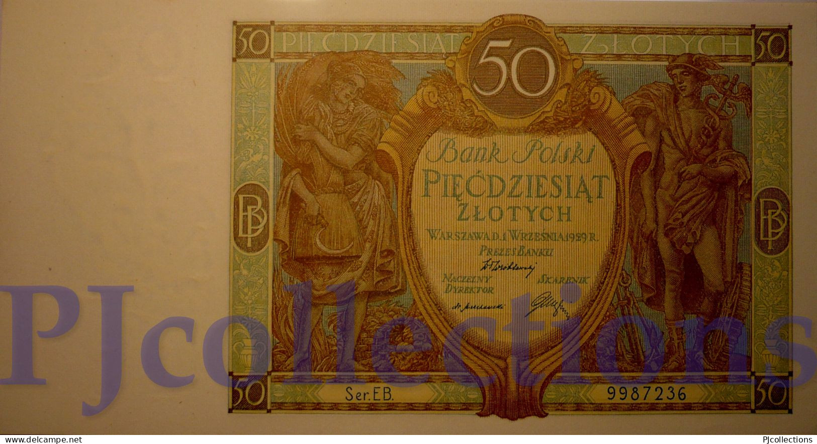 POLONIA - POLAND 50 ZLOTYCH 1929 PICK 71 UNC - Poland