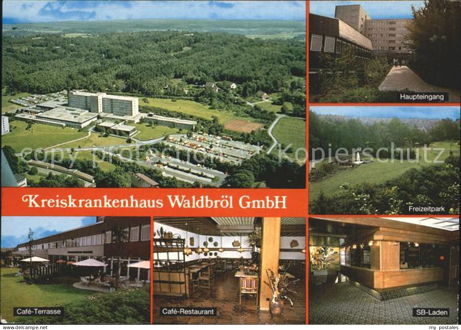 72322370 Waldbroel Fliegeraufnahme Kreikrankenhaus  Waldbroel - Waldbroel