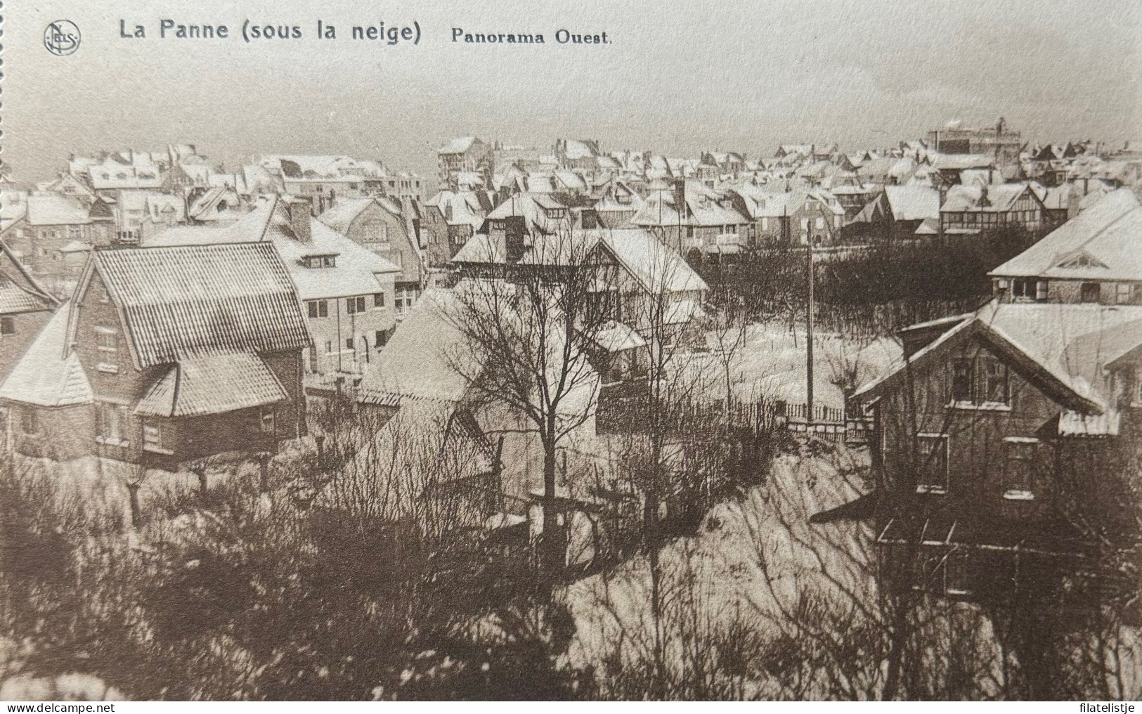 De Panne ( Sous La Neige ) Panorama Ouest - De Panne