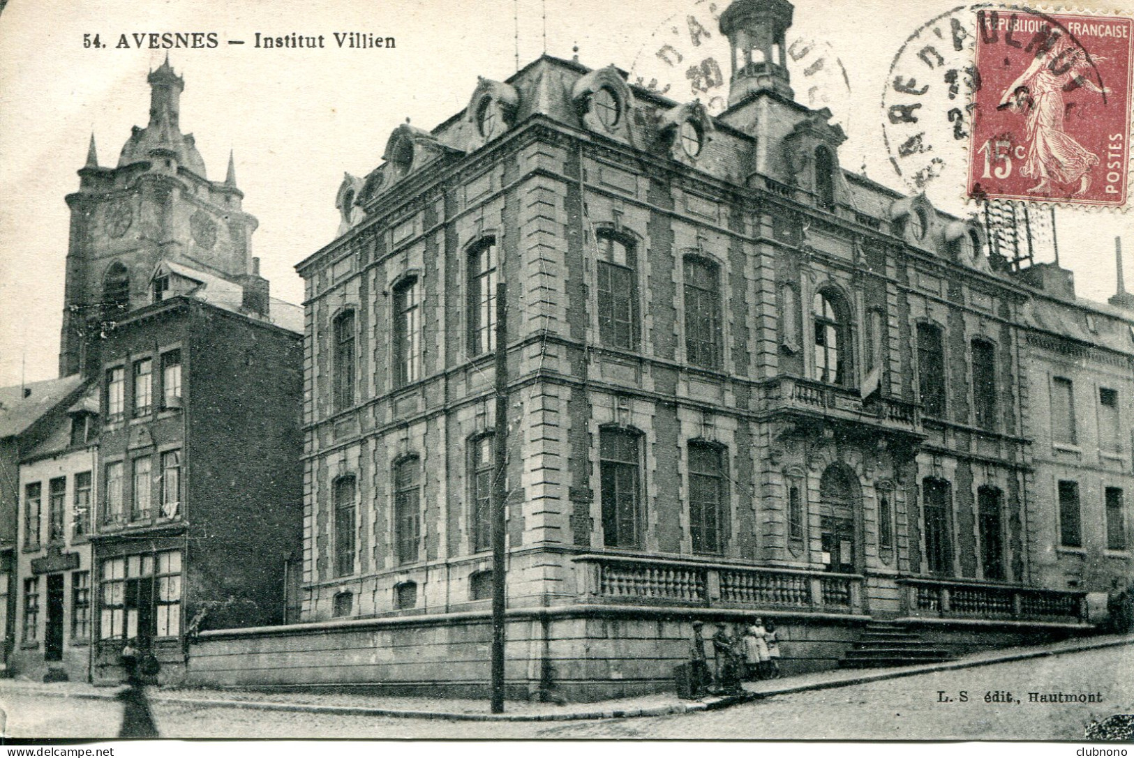 CPA - AVESNES - INSTITUT VILLIEN (ETAT PARFAIT) - Avesnes Sur Helpe