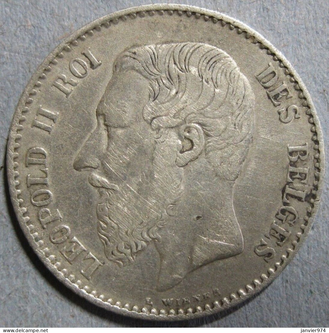 Inédit - 1 Franc 1869 Variété O Ouverts , Léopold II. Unique, Inconnue Dans Le Livre De J. DE MEY Et G. PAUWELS - 1 Franc