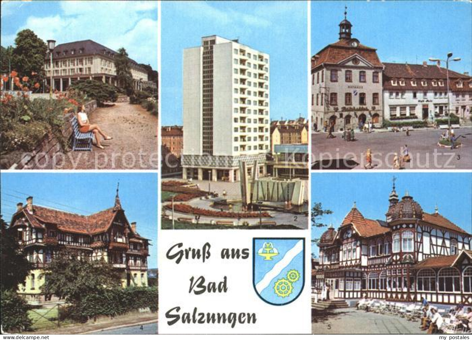 72321502 Bad Salzungen Kurhaus Leninplatz Marktplatz Gradierwerk Bad Salzungen - Bad Salzungen