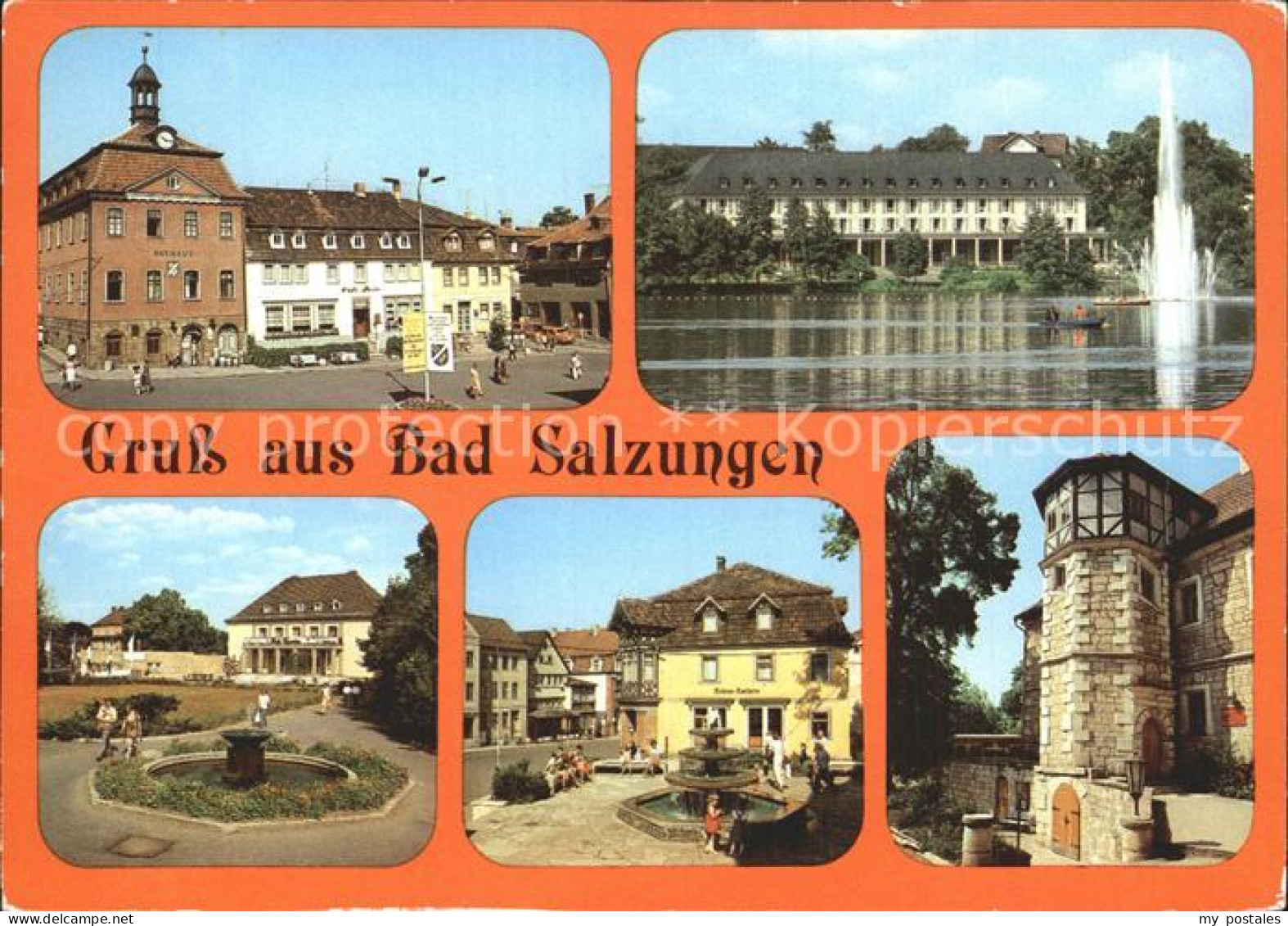 72321482 Bad Salzungen Kurhaus Am Burgsee Goethepark Theater Haunscher-Hof Bad S - Bad Salzungen