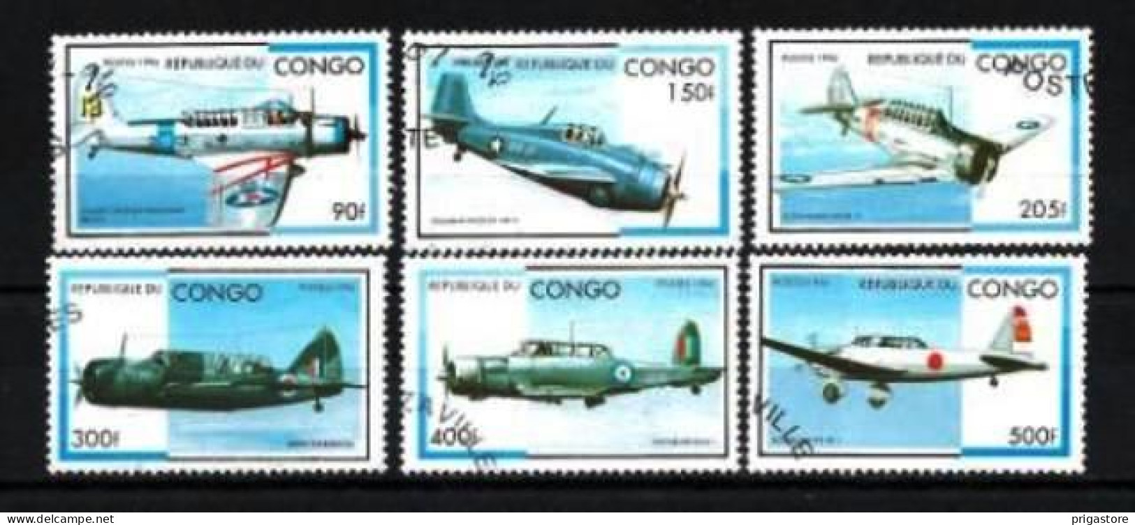 Congo 1996 Avions (39) Yvert N° 1026 N à 1026 T Oblitéré Used - Used