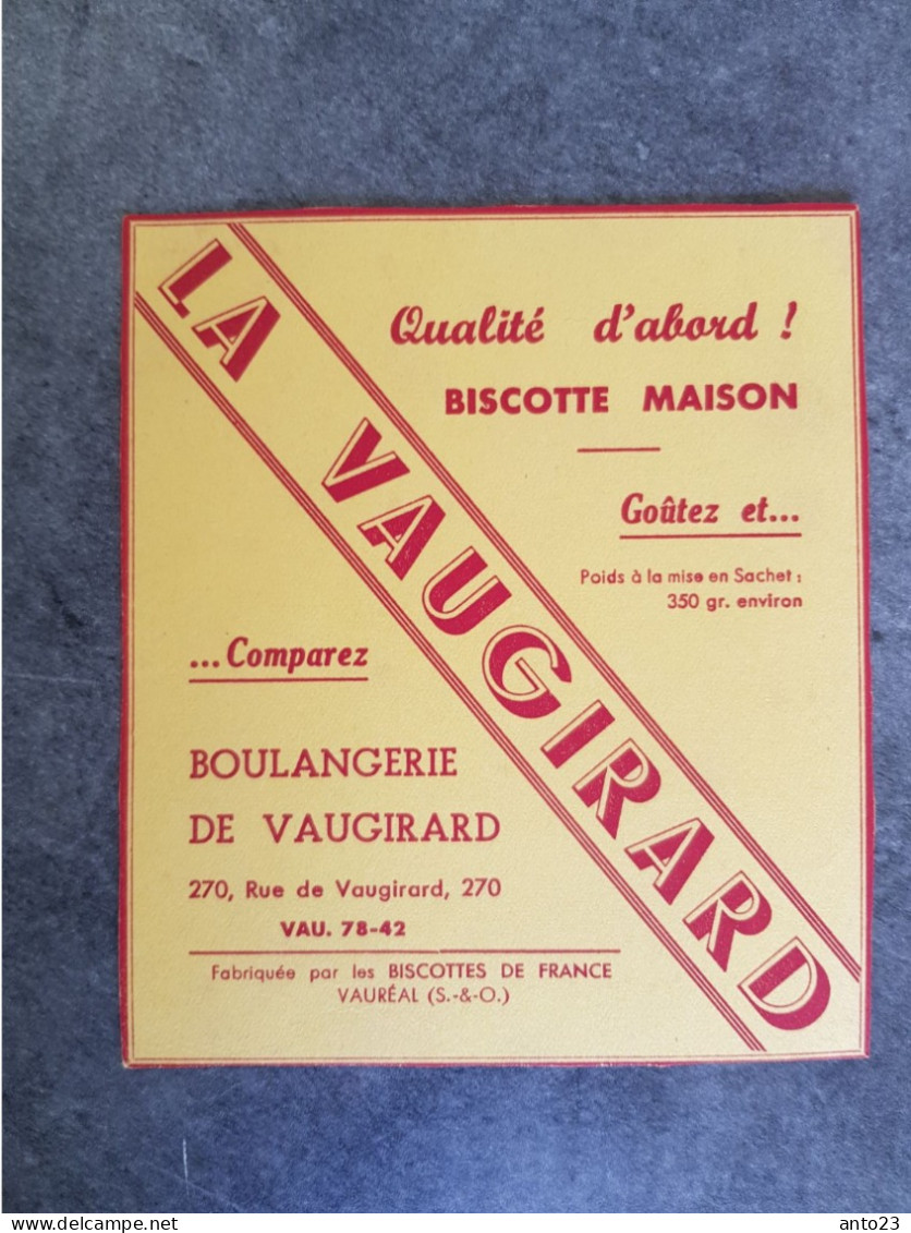 Buvard  Biscottes  La Vaugirard - Zwieback